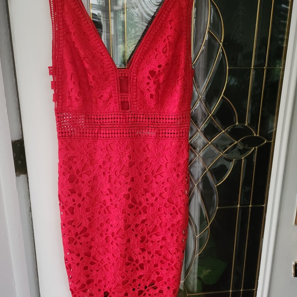 Red Lace Dress